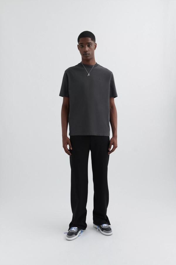 Signature T-shirt Axel Arigato Faded Black