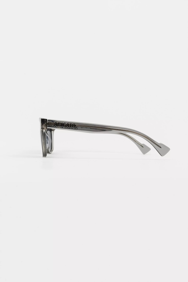 Jet Square Sunglasses Light Grey Grey Axel Arigato