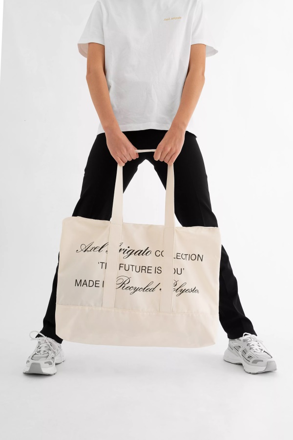 Future Zip Tote Bag Axel Arigato Off White