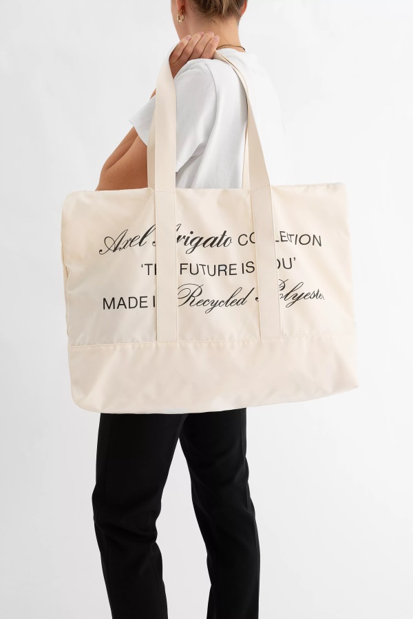 Future Zip Tote Bag Axel Arigato Off White