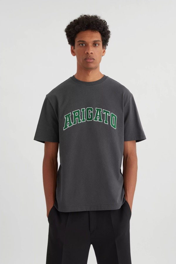 College Logo T-Shirt Axel Arigato Faded Black