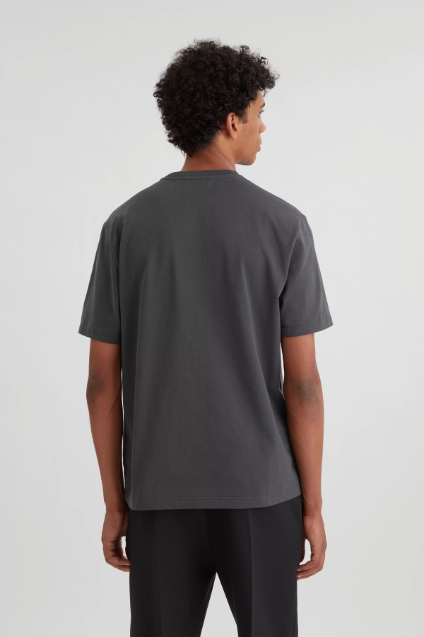 College Logo T-Shirt Axel Arigato Faded Black