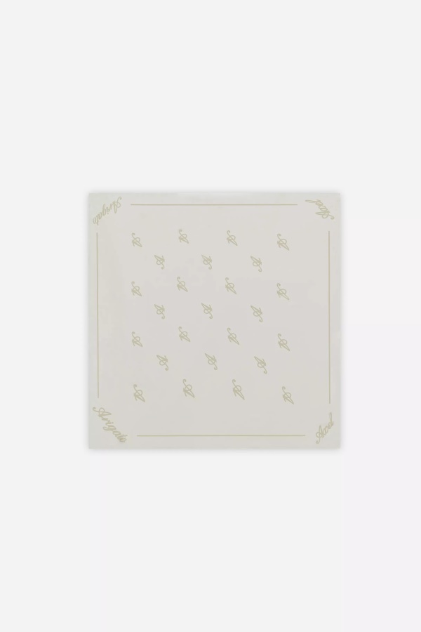 Signature Silk Scarf Axel Arigato Coconut Milk Almond Milk