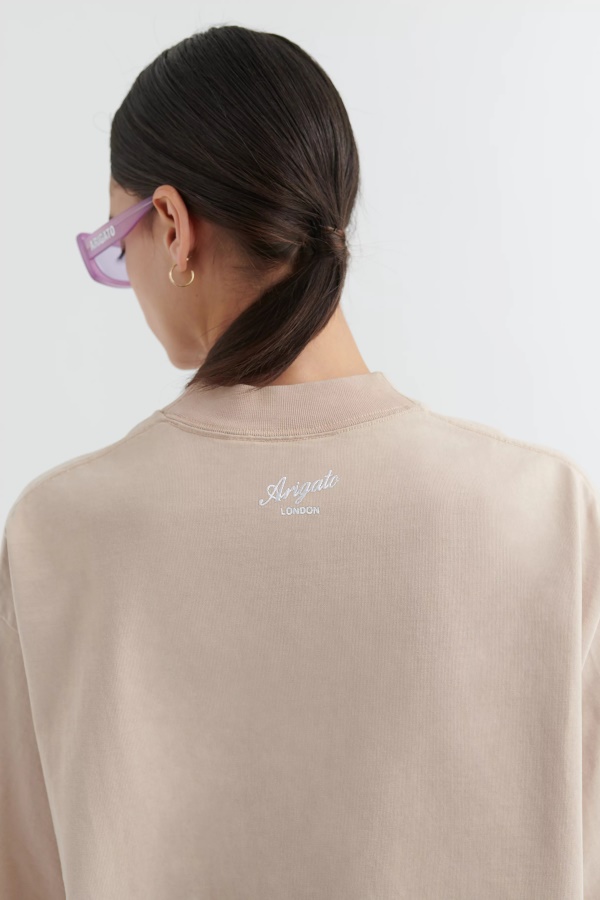 Formula Oversized T-shirt Light Taupe Axel Arigato