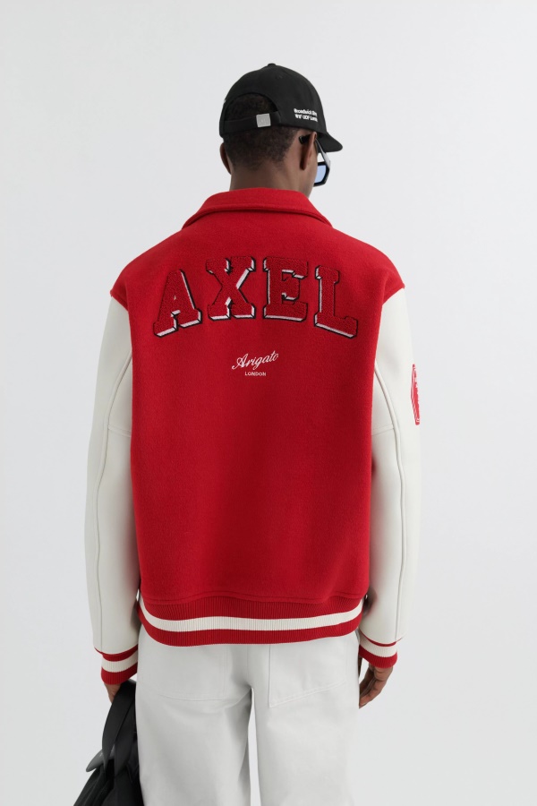 Axel Arigato Red Illusion Varsity Jacket