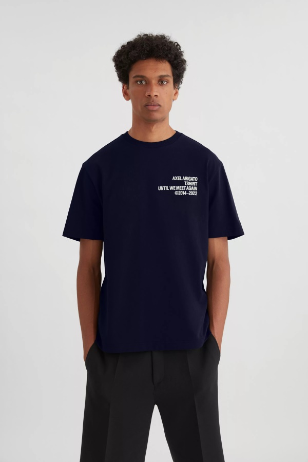 Escape Axel T-shirt Navy Blue Axel Arigato