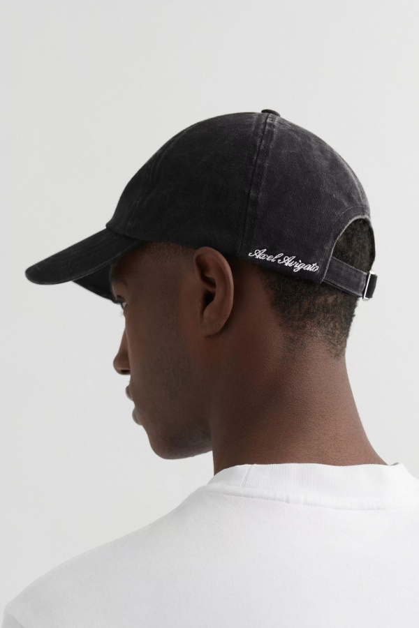 Axel Arigato Washed Signature Cap Washed Black