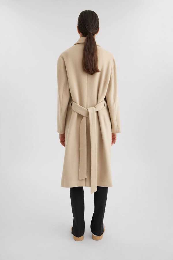 Millenium Wool Coat Axel Arigato Pale Beige