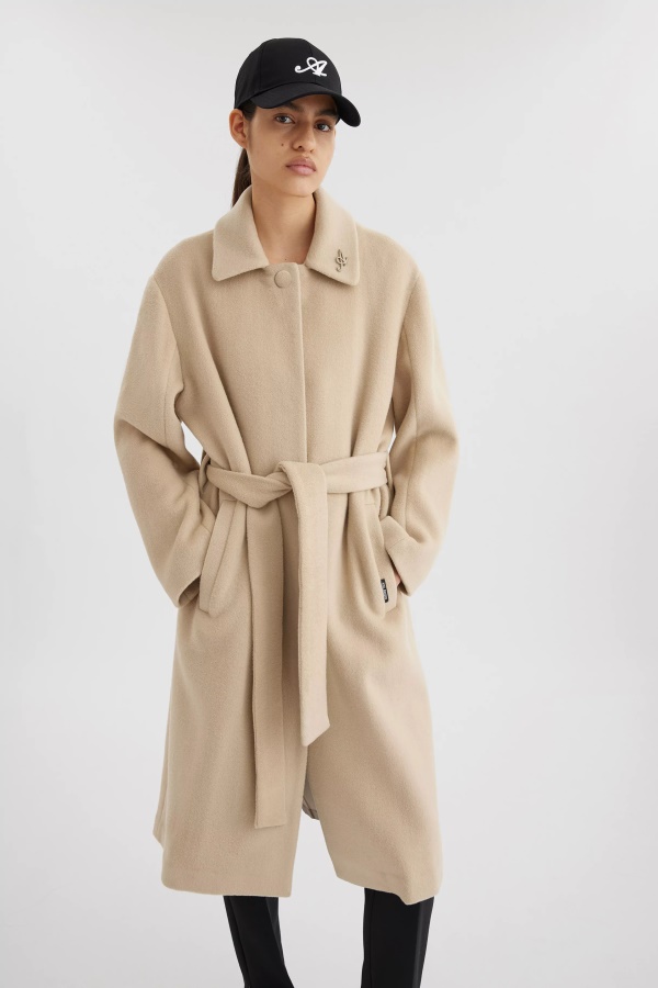 Millenium Wool Coat Axel Arigato Pale Beige