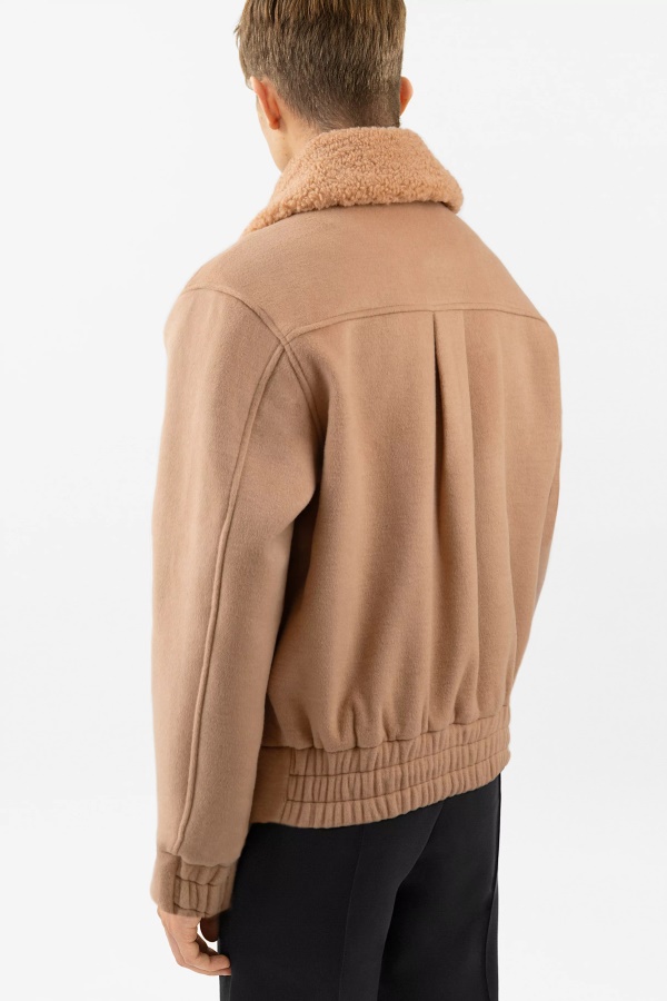 Ortega Bomber Jacket Beige Axel Arigato