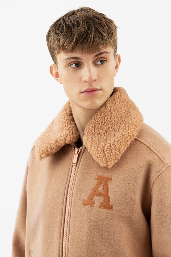 Ortega Bomber Jacket Beige Axel Arigato