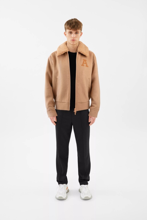 Ortega Bomber Jacket Beige Axel Arigato