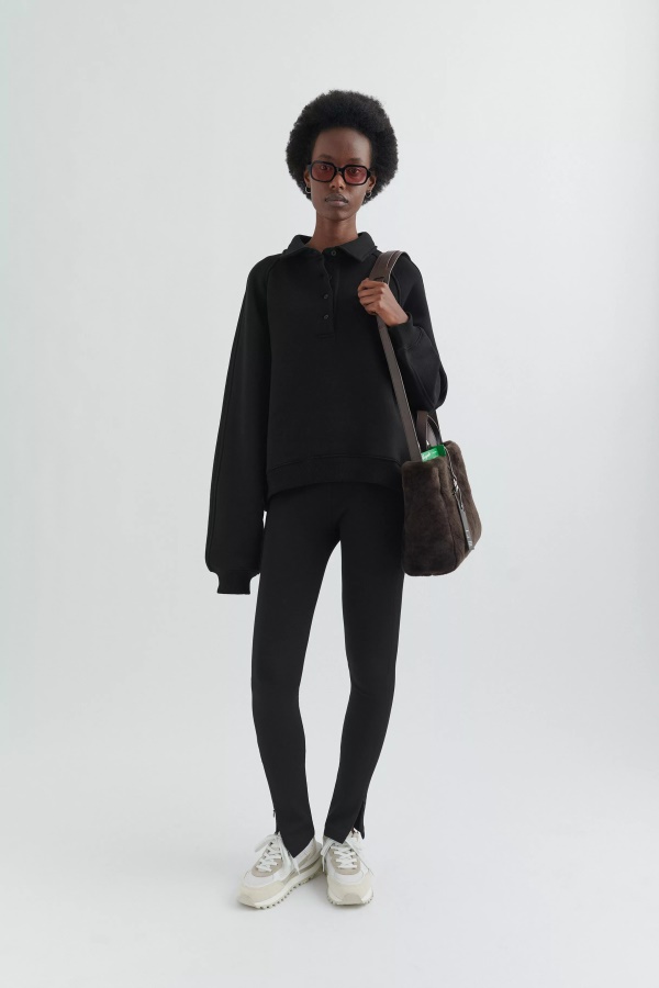 Sunday Polo Sweatshirt Axel Arigato Black