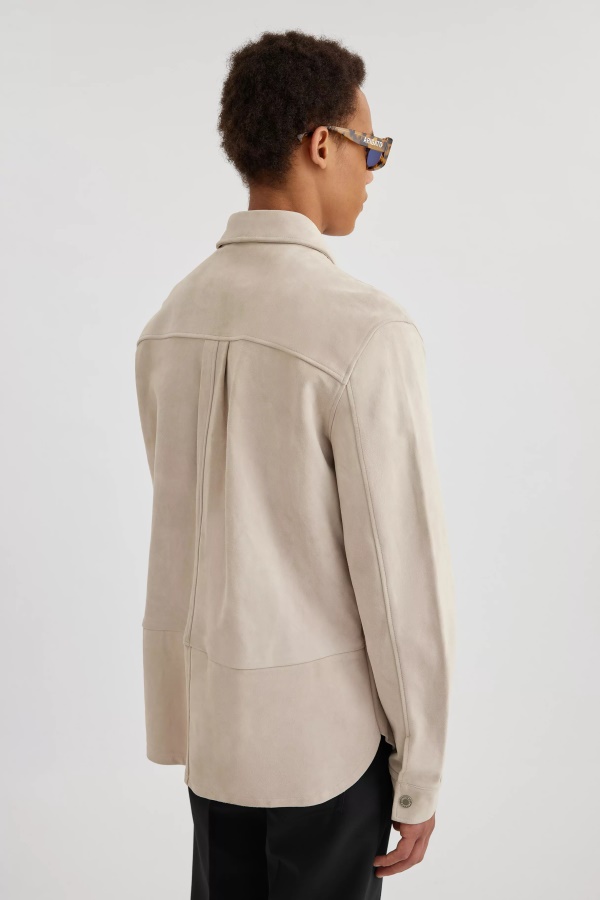 Axel Arigato Sphere Overshirt Pale Beige