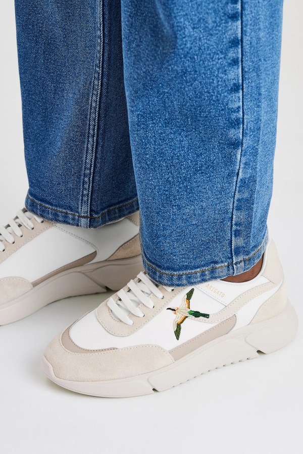 Genesis Stripe Bee Bird Axel Arigato White Beige