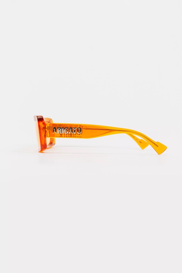Arena Rectangular Sunglasses Axel Arigato Orange Dark Honey