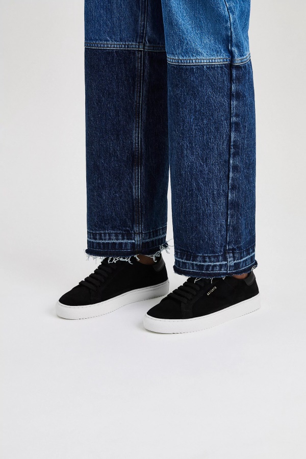 Axel Arigato Black Platform Suede