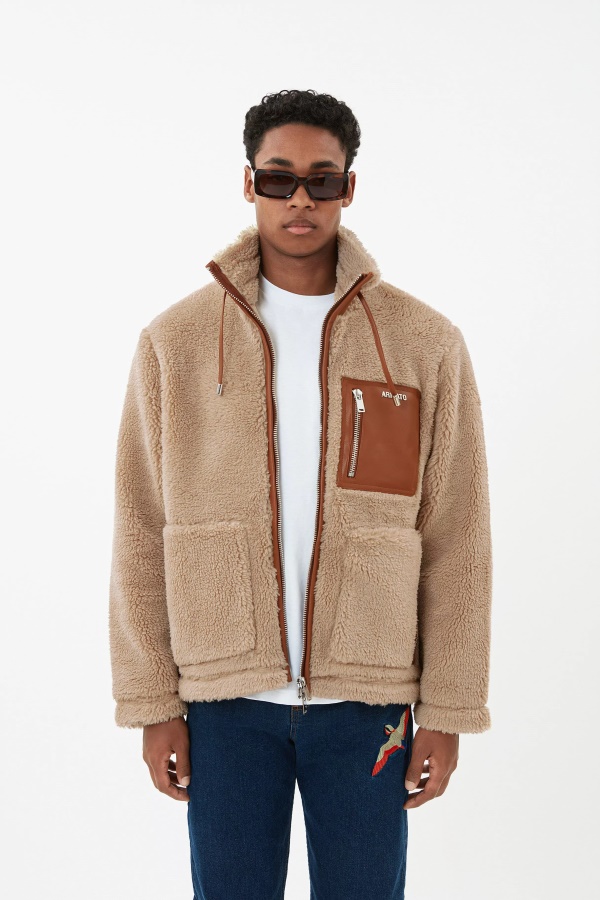 Mica Jacket Beige Brown Axel Arigato