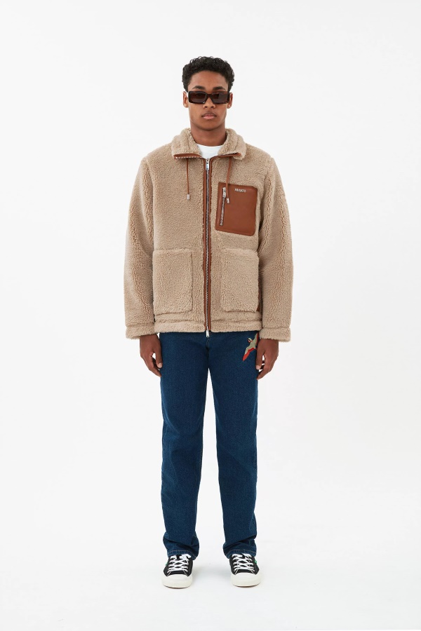 Mica Jacket Beige Brown Axel Arigato