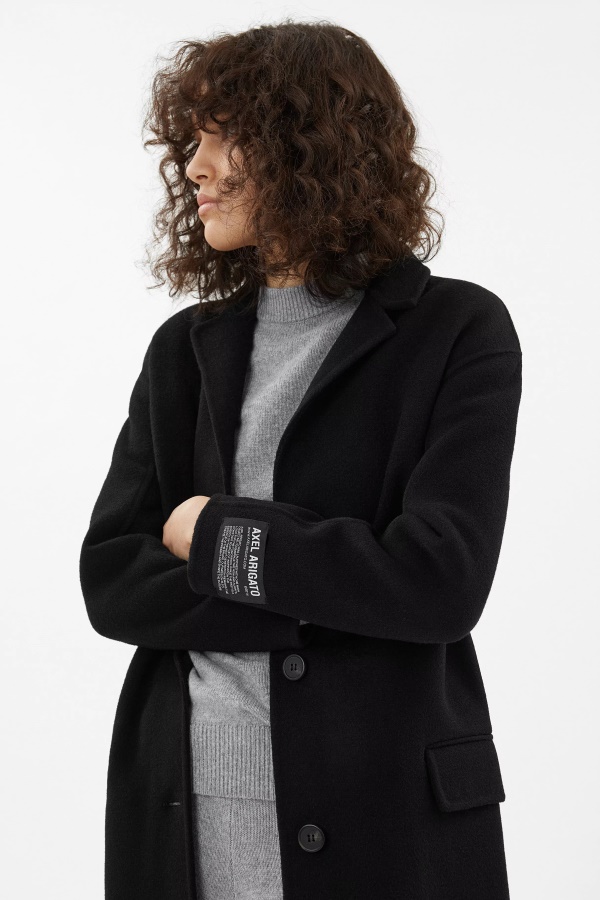 Medea Wool Coat Black Axel Arigato