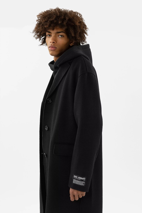 Axel Arigato Medea Wool Coat Black