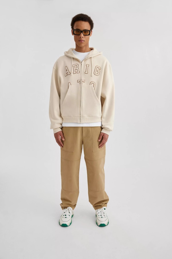 Legend Zip Hoodie Pale Beige Axel Arigato