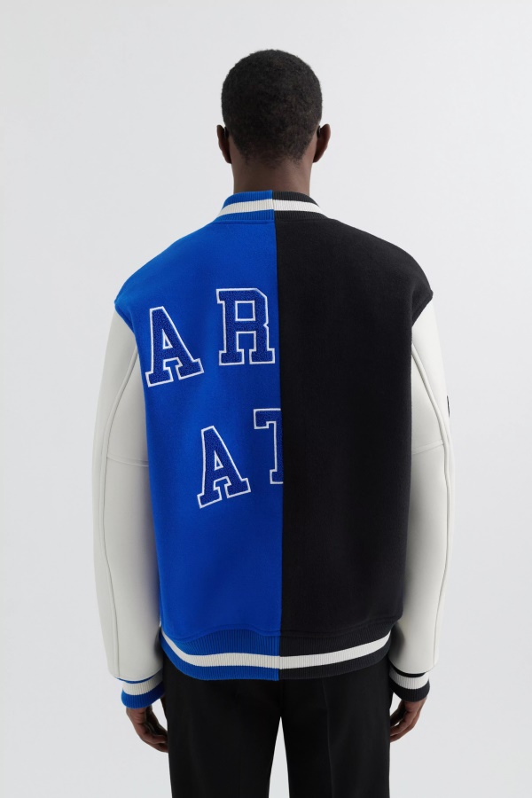Axel Arigato Blue Black Offense Varsity Jacket