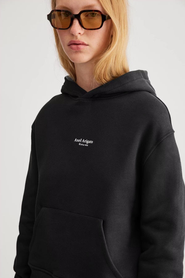 Focus Logo Hoodie Black Axel Arigato