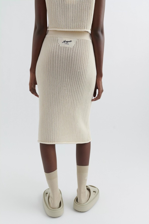 Axel Arigato Grid Skirt Off White