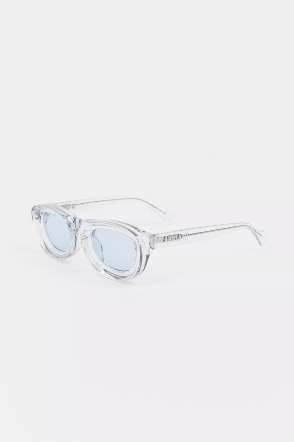 Echo Sunglasses Clear Crystal Blue Axel Arigato