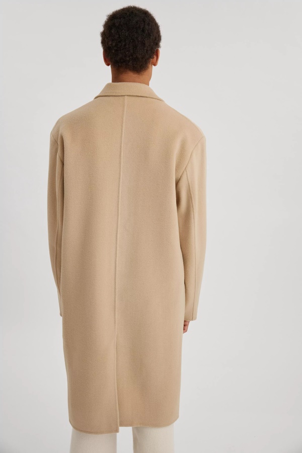 Axel Arigato Beige Fiction Wool Coat