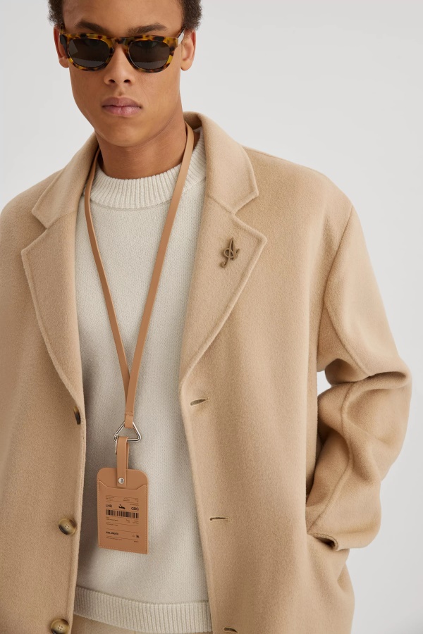 Axel Arigato Beige Fiction Wool Coat