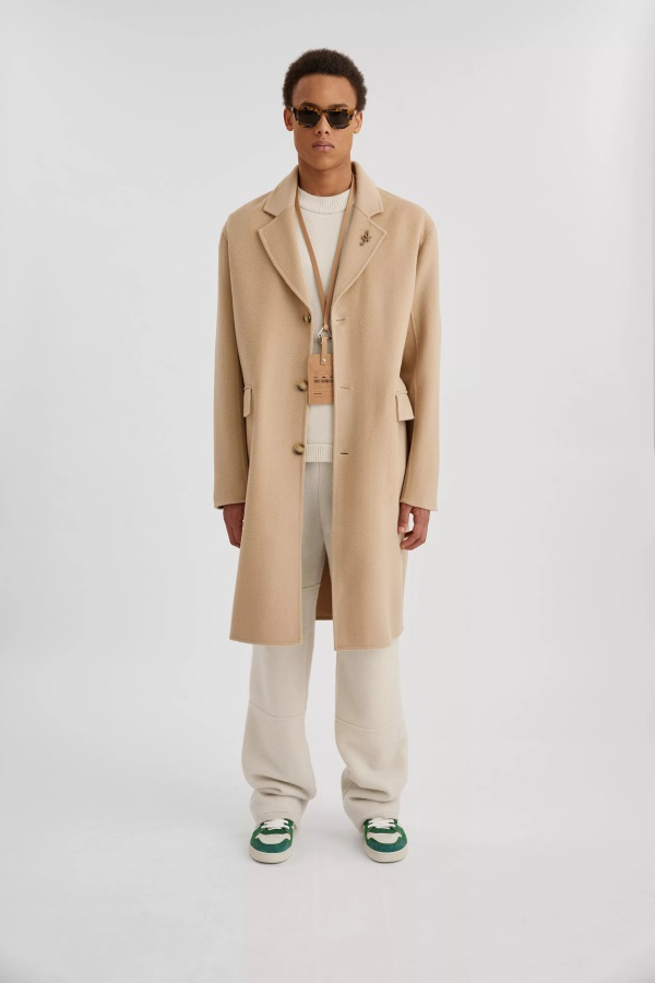 Axel Arigato Beige Fiction Wool Coat