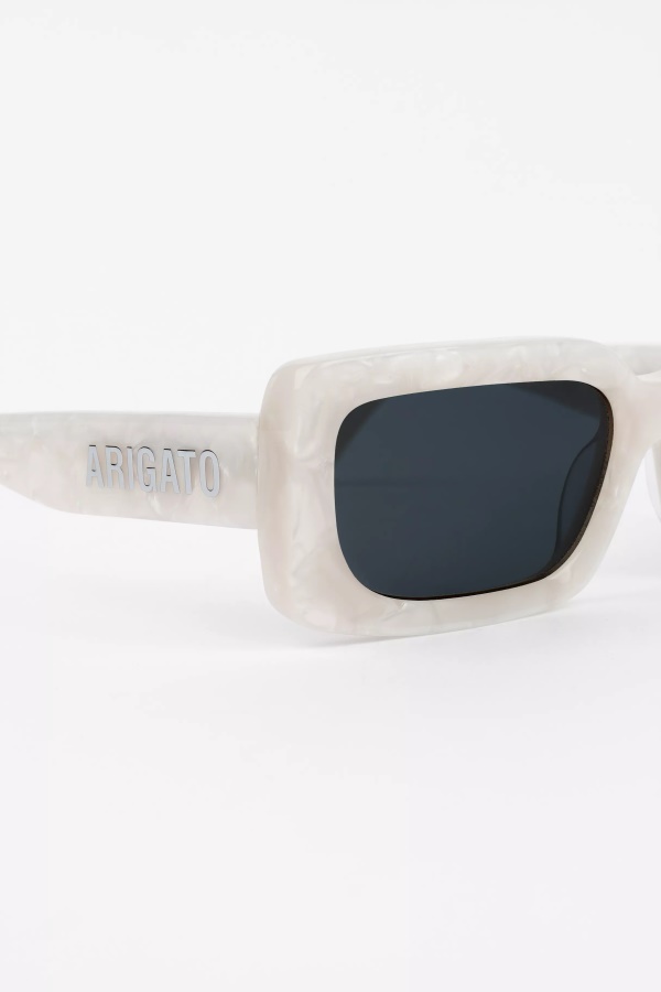 Arena Rectangular Sunglasses Axel Arigato White