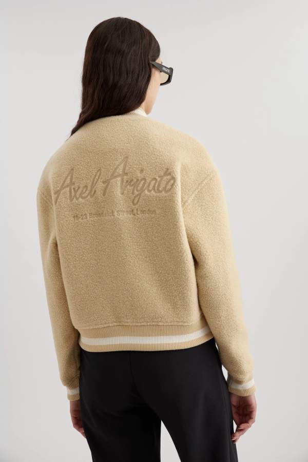 Axel Arigato Off Court Bomber Jacket Beige