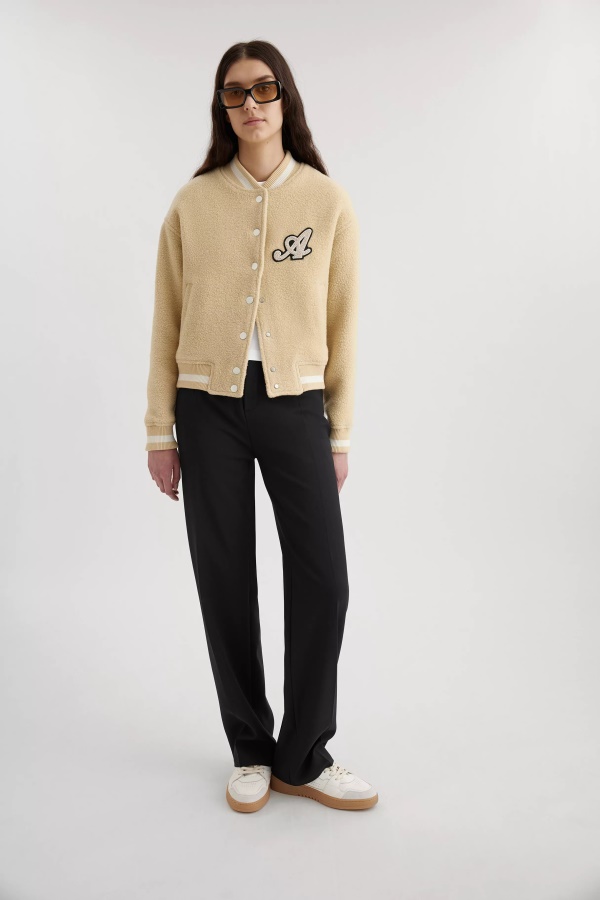 Axel Arigato Off Court Bomber Jacket Beige