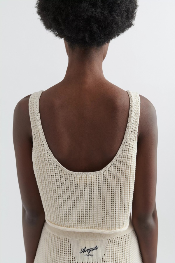 Axel Arigato Off White Grid Tank Top