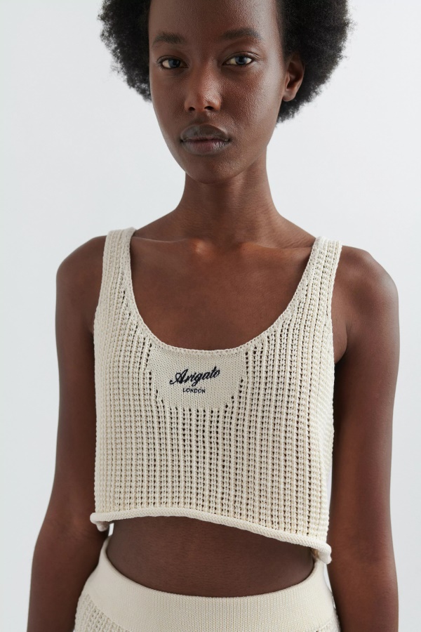 Axel Arigato Off White Grid Tank Top
