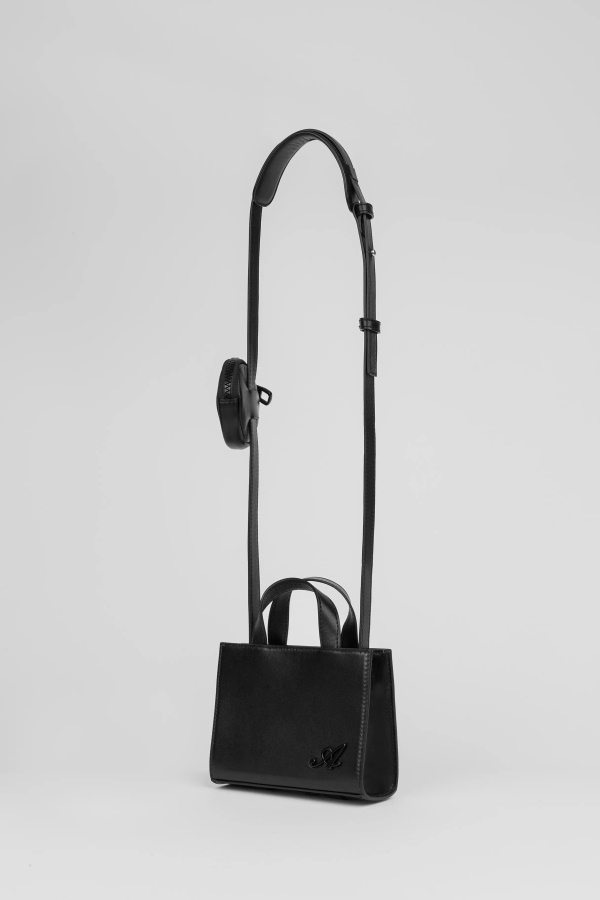 Axel Arigato Black Trait Leather Bag