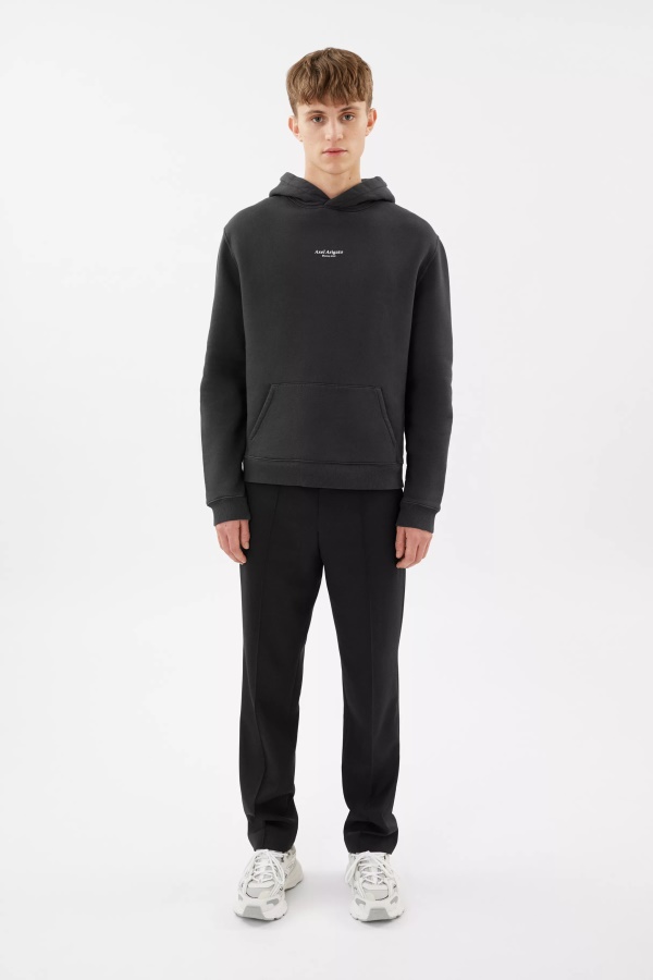 Focus Logo Hoodie Faded Black Axel Arigato