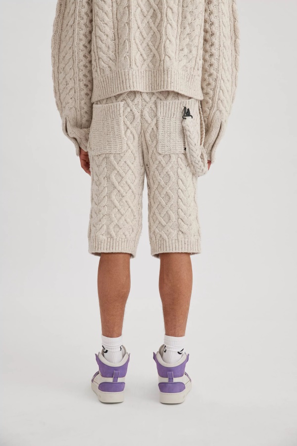 Axel Arigato Ecru Neps Shorts