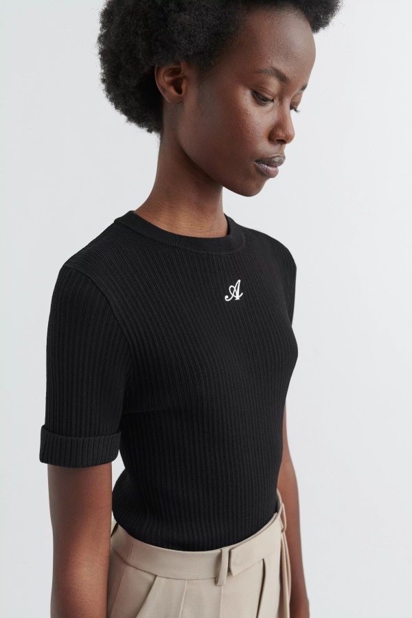 Honour Knit T-shirt Axel Arigato Black