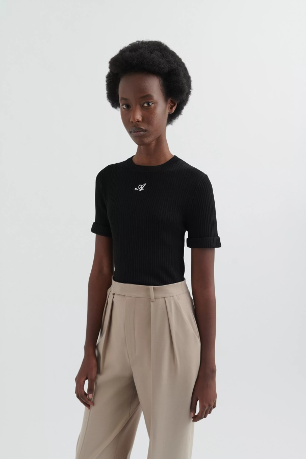 Honour Knit T-shirt Axel Arigato Black