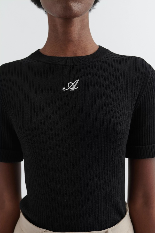 Honour Knit T-shirt Axel Arigato Black