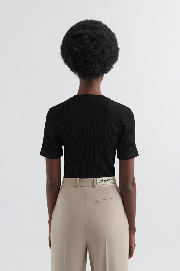 Honour Knit T-shirt Axel Arigato Black