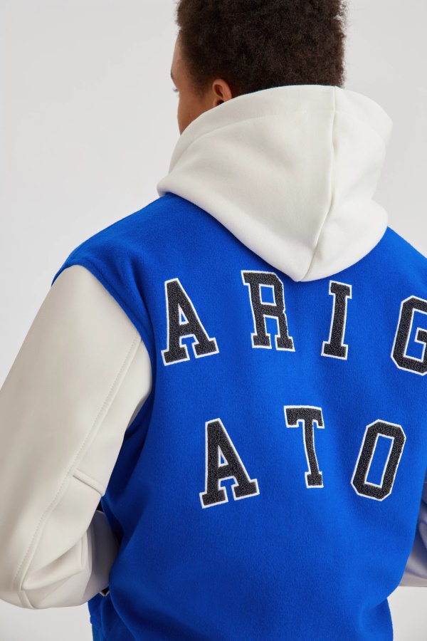Axel Arigato Mayday Varsity Bomber Brand Blue