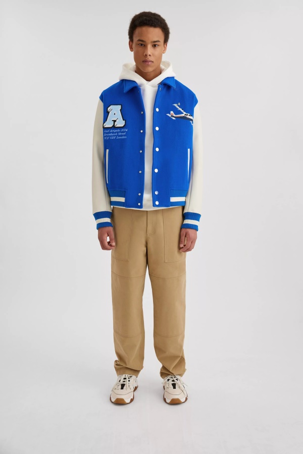 Axel Arigato Mayday Varsity Bomber Brand Blue
