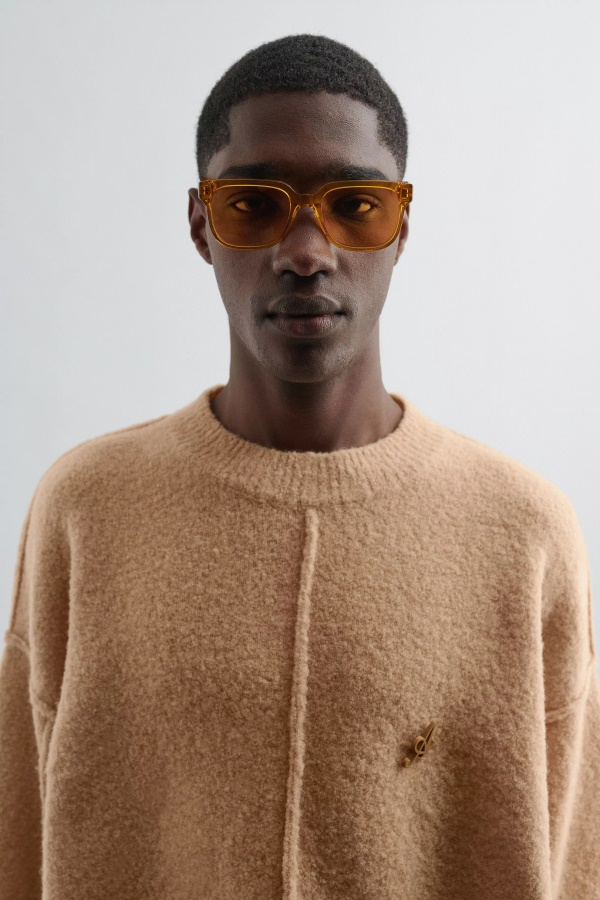 Jet Square Sunglasses Axel Arigato Orange Dark Honey