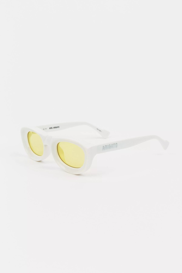 Axel Arigato White Yellow Echo Sunglasses