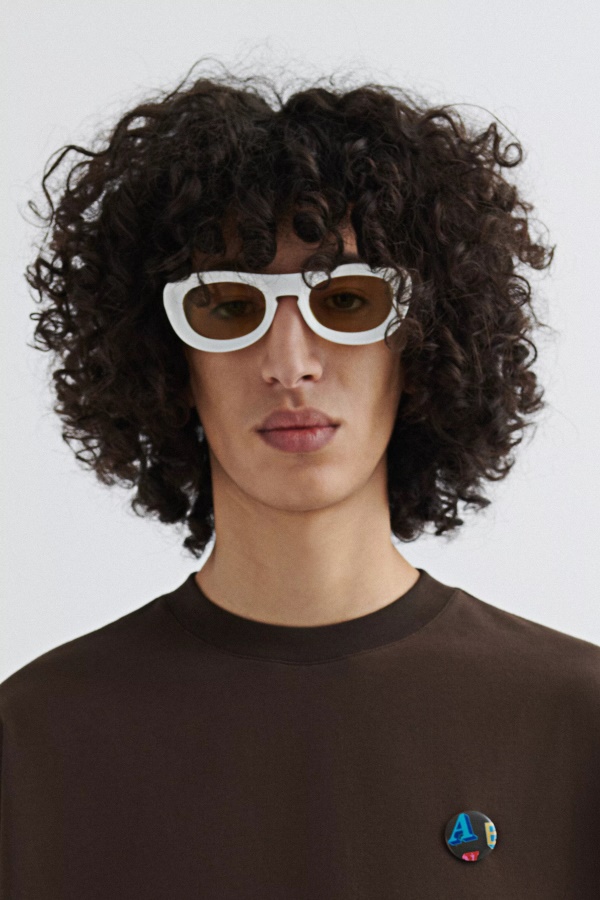 Axel Arigato White Yellow Echo Sunglasses